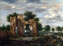 212/ruisdael, jacob isaackszon van - a ruined castle gateway